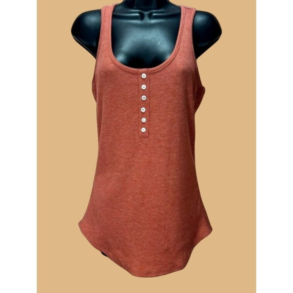 Meccafox Womens Rust Racerback Tank Top Medium NWT